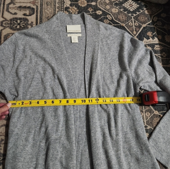 100% 2ply cashmere long cardigan - Picture 5 of 5